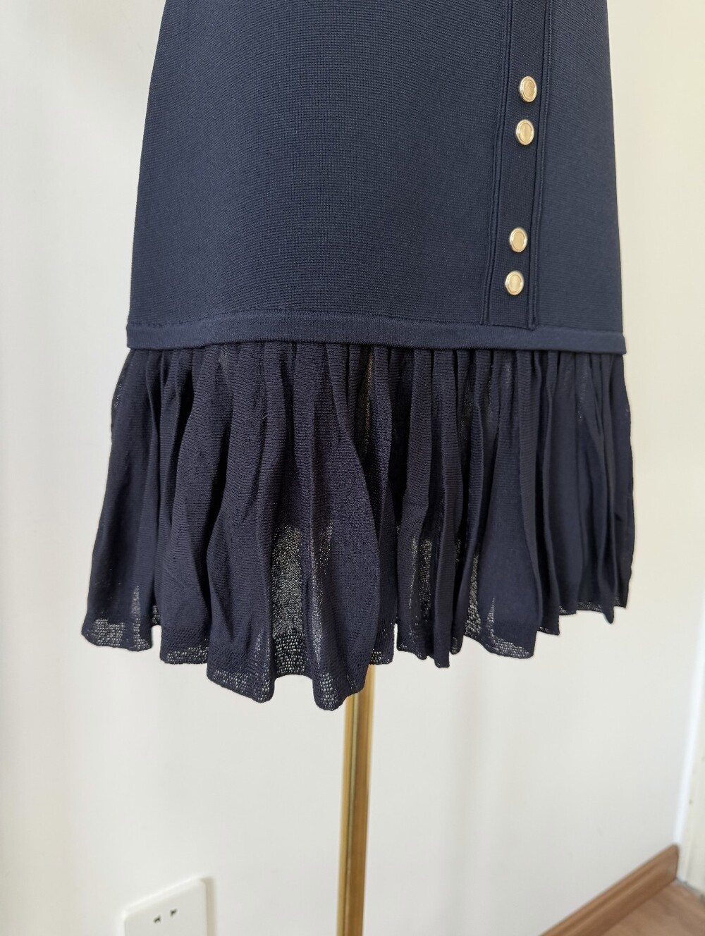 Sandro Mini knit dress with ruffles - Picture 12 of 14